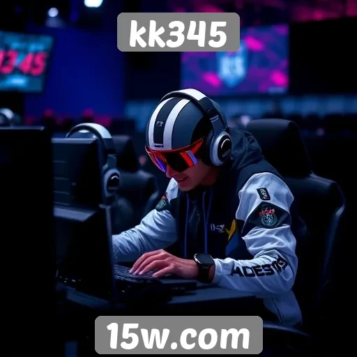 competição de eSports no kk345 em alta